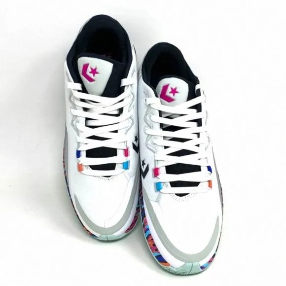 Converse All Star BB Jet Mid Top White Silver Men’s 172664C Size Sneakers Canvas