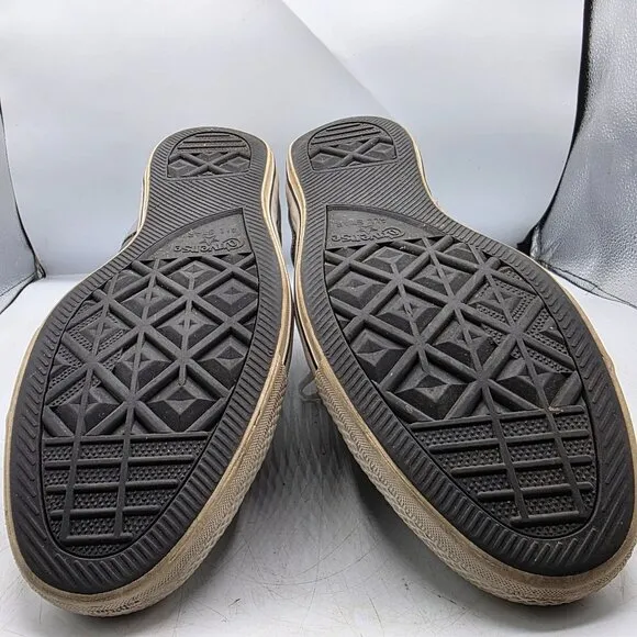 Converse All Star Chuck Taylor Street Mid Mens Size 12 Gray Shoes Leather Casual