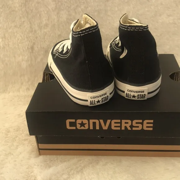 Converse All Star CT Infants Baby Toddlers Canvas Black Size 4