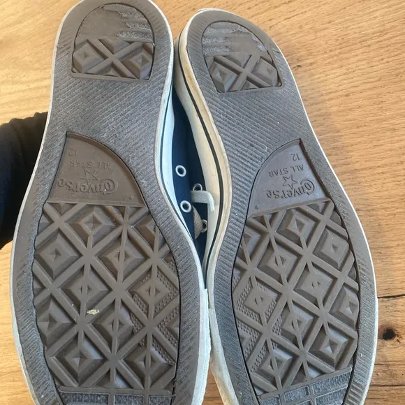 Converse all star Navy Canvas Sneakers men’s 12 Preowned‎