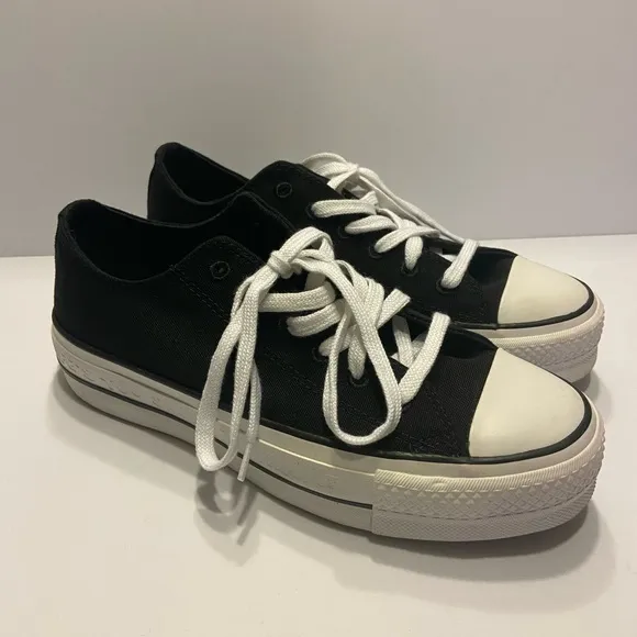 Converse All Star Shoes Chuck Taylor Low Top Unisex Casual Canvas Sneakers Black