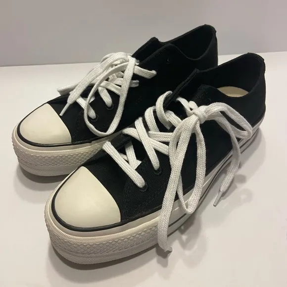 Converse All Star Shoes Chuck Taylor Low Top Unisex Casual Canvas Sneakers Black