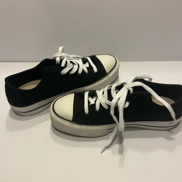 Converse All Star Shoes Chuck Taylor Low Top Unisex Casual Canvas Sneakers Black