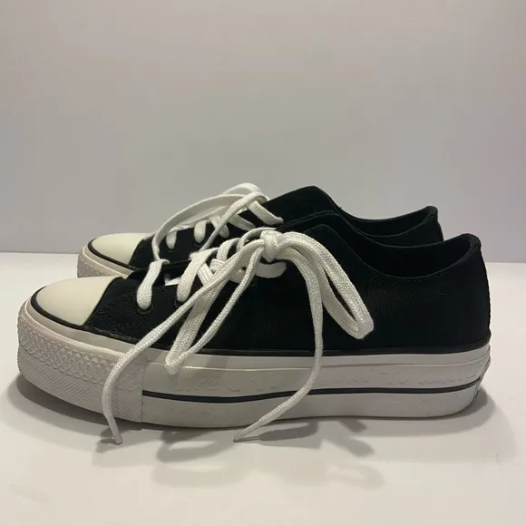 Converse All Star Shoes Chuck Taylor Low Top Unisex Casual Canvas Sneakers Black