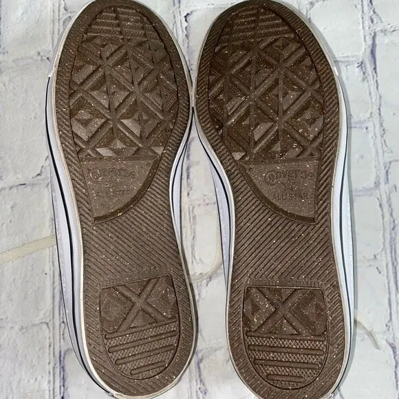 Converse All Star Sneakers  Men’s Size 6.5 Women’s Size 8.5 Renew Canvas Beige
