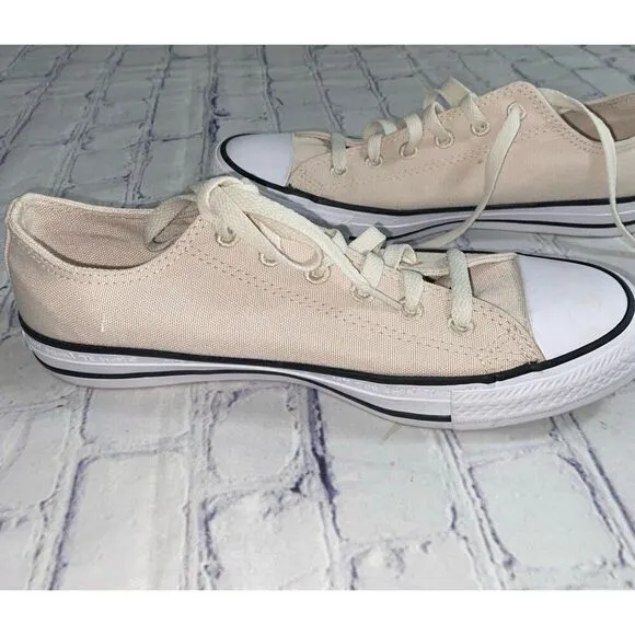 Converse All Star Sneakers  Men’s Size 6.5 Women’s Size 8.5 Renew Canvas Beige
