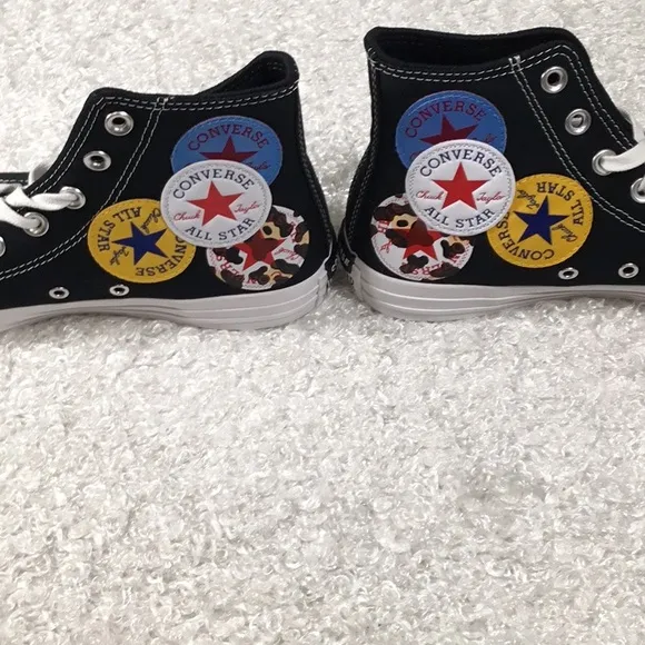 Converse Black and White High-Top Canvas Sneakers new in the box