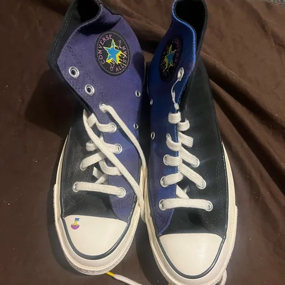 Converse Blue High-Top Sneakers with White Accents Chuck 70 High