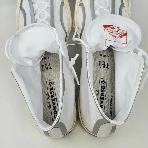 Converse Chuck 70 High Men Sz 12 170767C Metallic Tape Seam Canvas Sneakers New