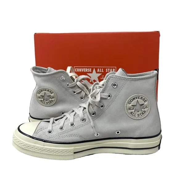 Converse Chuck 70 High Top Suede Shoes Women's Size Pale Putty Casual A01459C