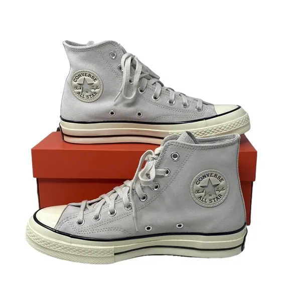 Converse Chuck 70 High Top Suede Shoes Women's Size Pale Putty Casual A01459C