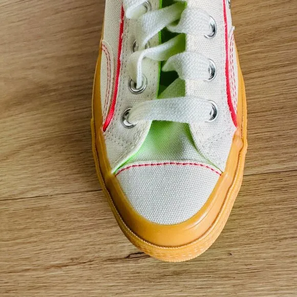 ⭐Converse Chuck 70 Retro Hoops Women's Shoes Sz 7.5 Sneakers Beige Neon  A10929C
