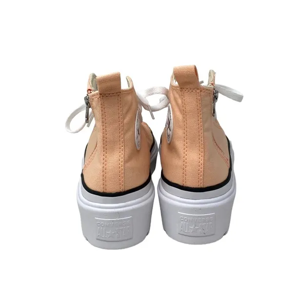 Converse Chuck Lugged Lift Hi Platform Sneaker Kids Women's Coral Canvas A03968C