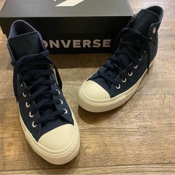 Converse Chuck Taylor All Star Into the Void Egret Navy Floral High Top Sneakers