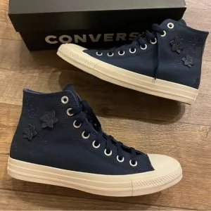 Converse Chuck Taylor All Star Into the Void Egret Navy Floral High Top Sneakers