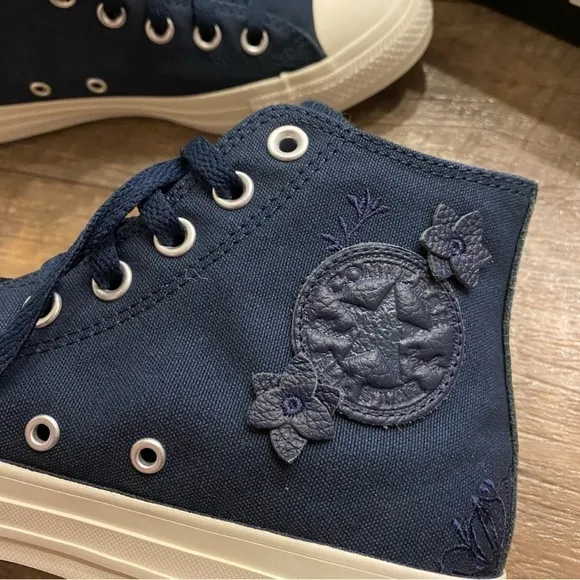 Converse Chuck Taylor All Star Into the Void Egret Navy Floral High Top Sneakers