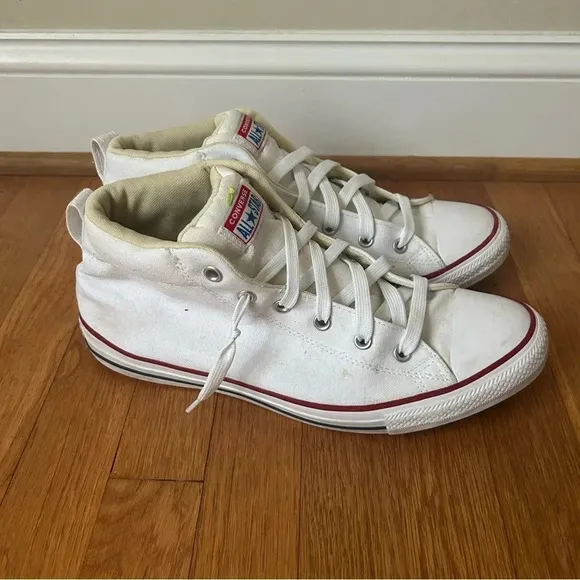 Converse Chuck Taylor All Star Men’s Street Canvas Mid Top Sneakers Size 12