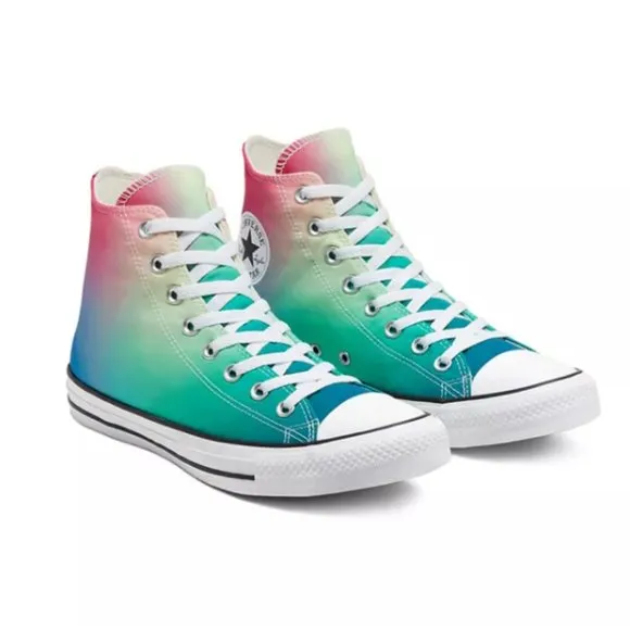 Converse Chuck Taylor All Star Ombre Rainbow High Top Sneakers Women's 5 NWOB