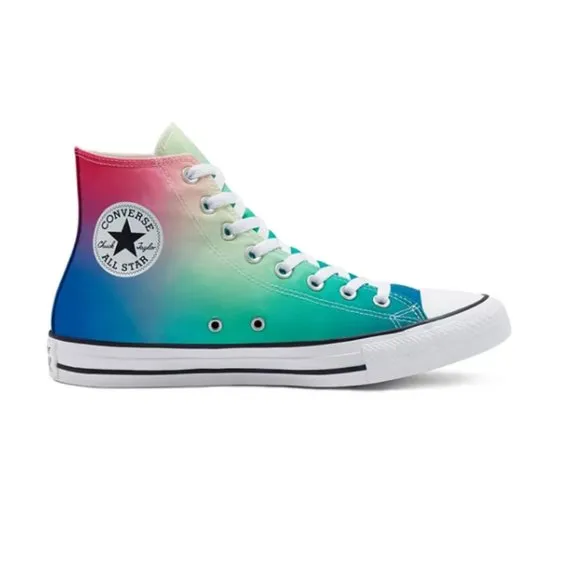 Converse Chuck Taylor All Star Ombre Rainbow High Top Sneakers Women's 5 NWOB