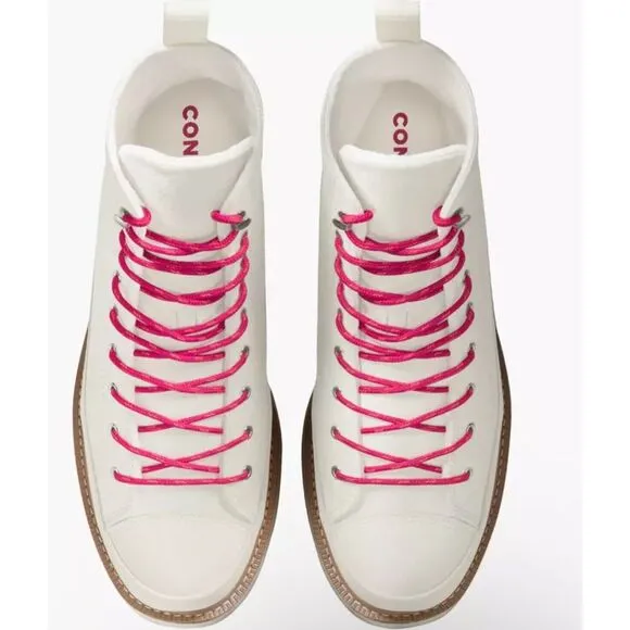 Converse‎ Chuck Taylor Crafted Boot Hi Egret/Ivory/Pink 173212C M/8 W/10