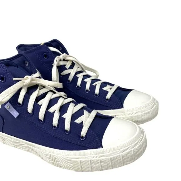 Converse Chuck Taylor High Canvas Navy White Sneakers Skate Men's Custom A04529C