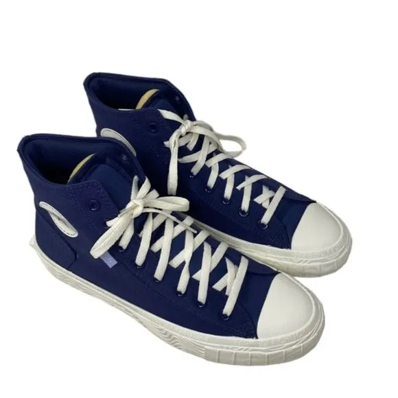 Converse Chuck Taylor High Canvas Navy White Sneakers Skate Men's Custom A04529C