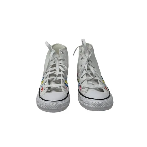 Converse Chuck Taylor High Top Sneakers Skate White Canvas Women's Kids A06311F