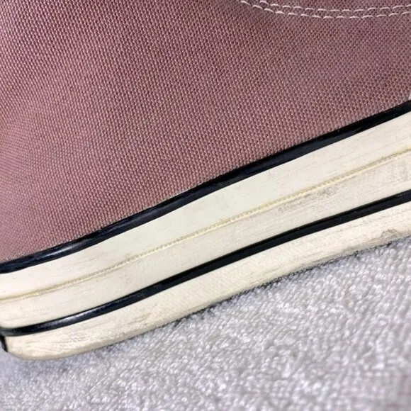 Converse Chuck Taylor Mauve Pink Canvas Lace Up High Top Sneakers 9/11