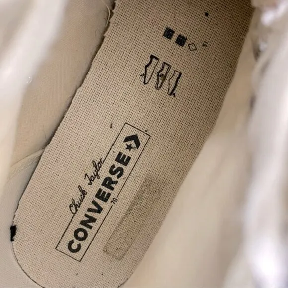 Converse Chuck Taylor Mauve Pink Canvas Lace Up High Top Sneakers 9/11