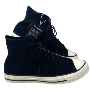 Converse Chuck Taylor Shoes Skate High Top Suede Black For Women Casual A04637C