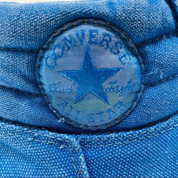 Converse Chuck Taylor All Stars Blue Canvas Hi-Top Sneakers