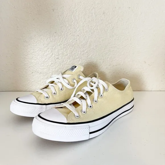 Converse cream butter yellow Low Top canvas sneaker 9