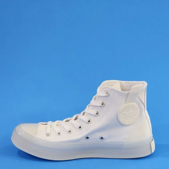 Converse CTAS CX Hi White/Egret Canvas Unisex Sneakers 172471C NWT