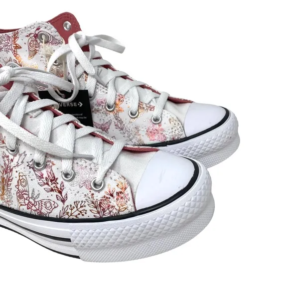 Converse CTAS EVA Lift Platform High White Kids Women's Canvas Sneakers A04187C