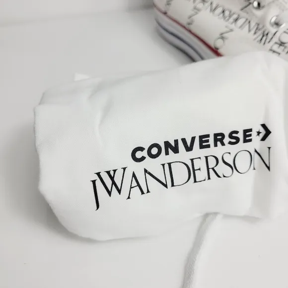 Converse J W Anderson Chuck Taylor white High Top Sneakers Mens 12 women 14 new