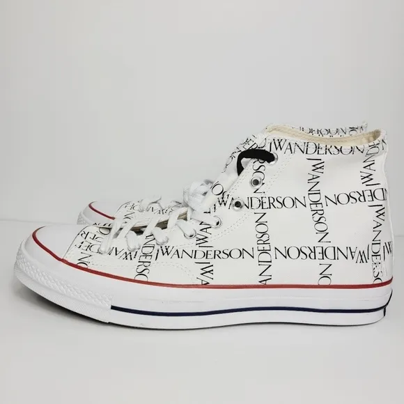 Converse J W Anderson Chuck Taylor white High Top Sneakers Mens 12 women 14 new