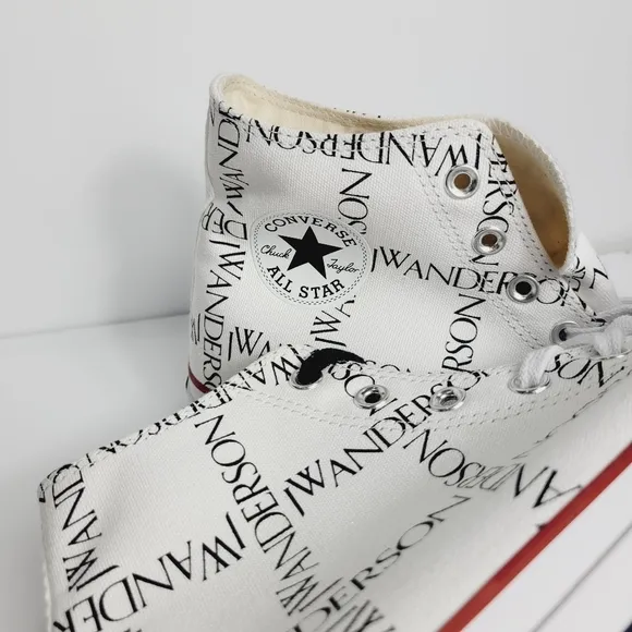 Converse J W Anderson Chuck Taylor white High Top Sneakers Mens 12 women 14 new