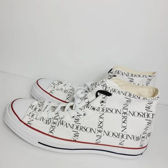 Converse J W Anderson Chuck Taylor white High Top Sneakers Mens 12 women 14 new