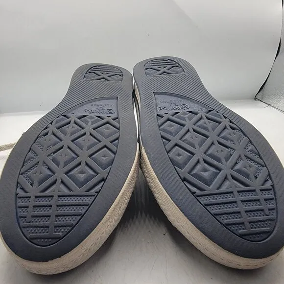 Converse Kids 4 White Platform Sneaker Shoes High Top Casual Outdoors Walking