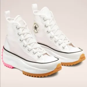 Converse Men’s Run Star Hike Hi Concrete Heat White Sneakers