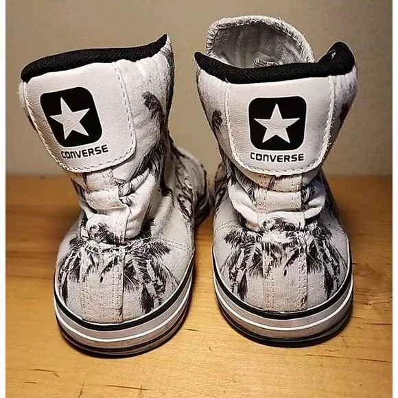 Converse One Star Hi Top Canvas Palm Trees Sneakers Mens 11 148513C Excellent