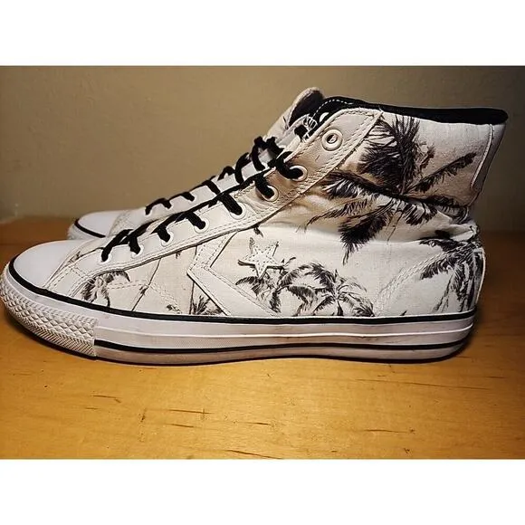Converse One Star Hi Top Canvas Palm Trees Sneakers Mens 11 148513C Excellent