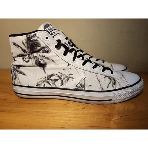 Converse One Star Hi Top Canvas Palm Trees Sneakers Mens 11 148513C Excellent