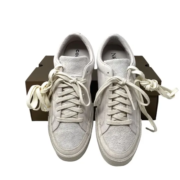 Converse One Star x NOTRE Low White Suede Canvas Women's Sneakers Custom A01630C