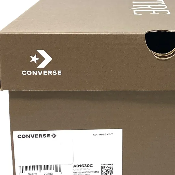 Converse One Star x NOTRE Low White Suede Canvas Women's Sneakers Custom A01630C