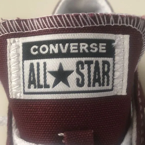 Converse Ox Canvas Sneaker 'Deep Bordeaux Youth Size 1 - 19.5 CM New