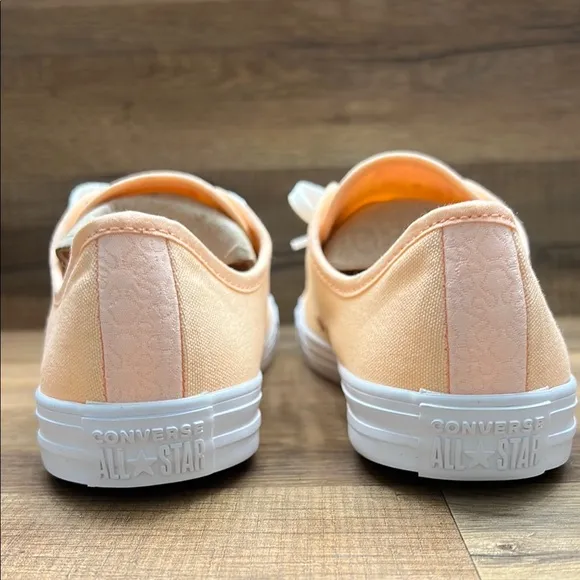 Converse Peach Canvas Sneakers