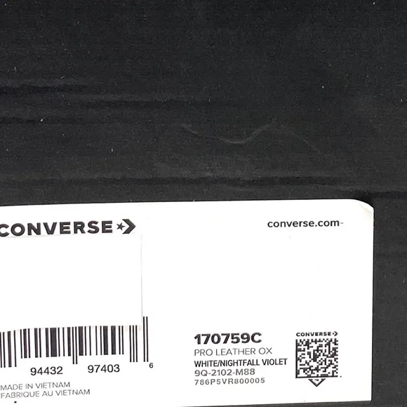 Converse Pro Leather OX Low White Women's Canvas Sneakers 170759C