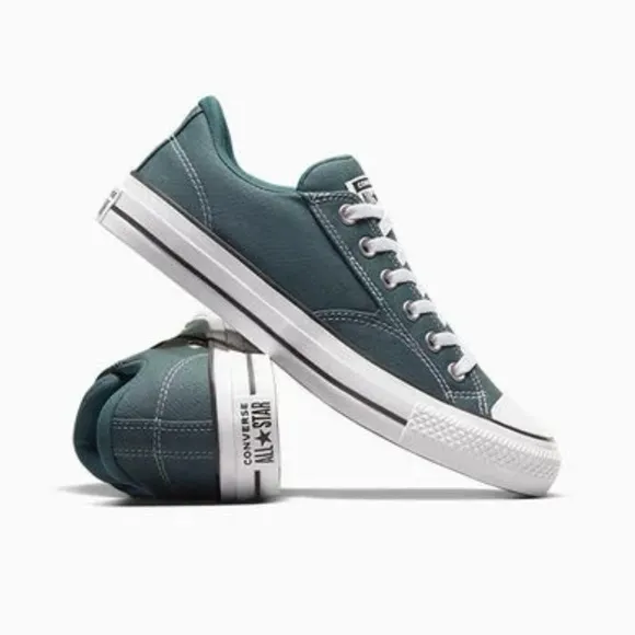 Converse True Nature/ White and Black Sneakers with Canvas Upper