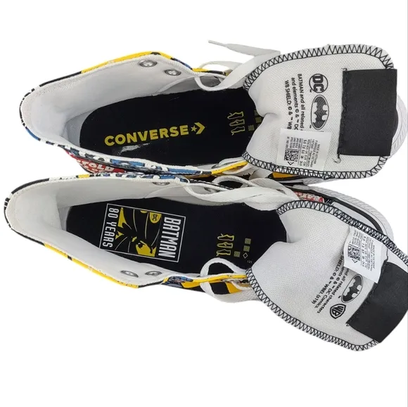 Converse Unisex Batman 80th Anniversary Sneakers (M 5.5 W 7.5)